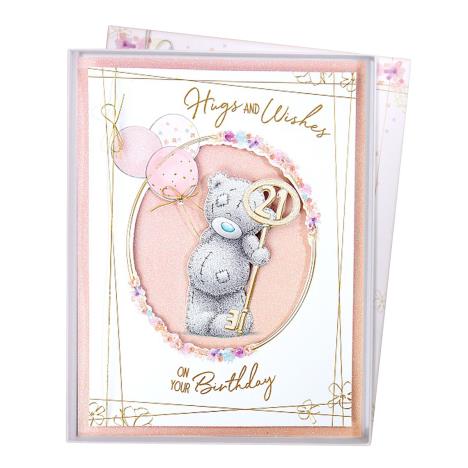 Hugs & Wishes 21th Birthday Me to You Bear Boxed Card  £9.99