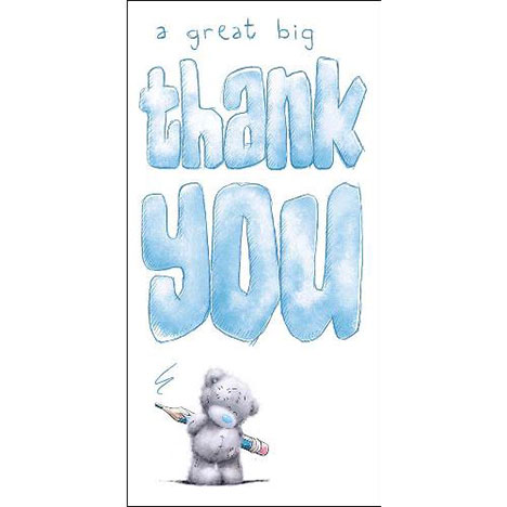 Thank You Me to You Bear Card  £1.89