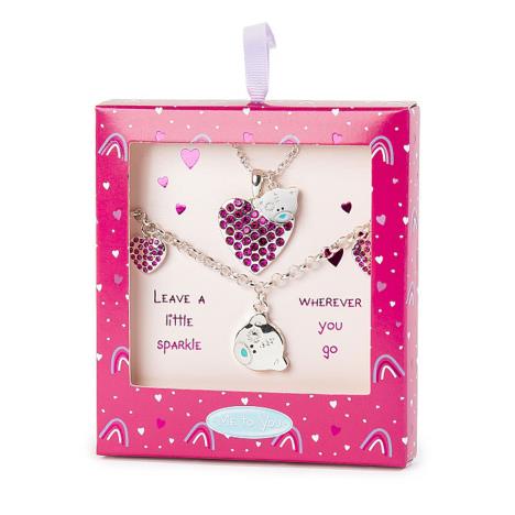 Me to You Bear Necklace & Bracelet Jewellery Set  £16.99