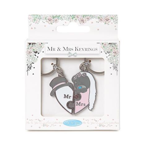 Mr & Mrs 2 Part Me to You Bear Keyring  £6.00