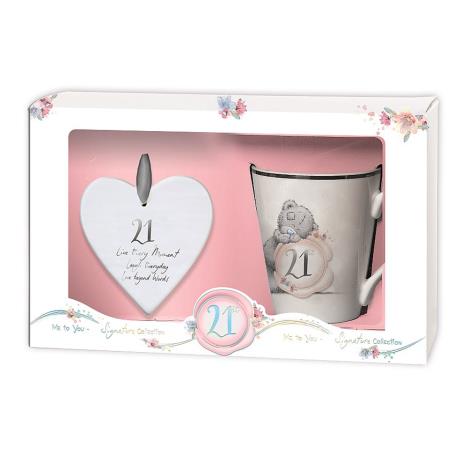 21st Birthday Mug & Plaque Me To You Bear Gift Set  £12.00