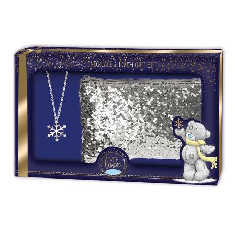 Snowflake Necklace & Bag Me To You Bear Gift Set  £15.00