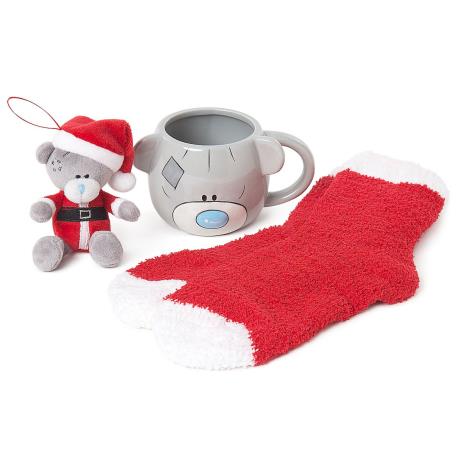 Christmas Me to You Bear Mug, Sock & Plush Tree Dec Gift Set  £8.99