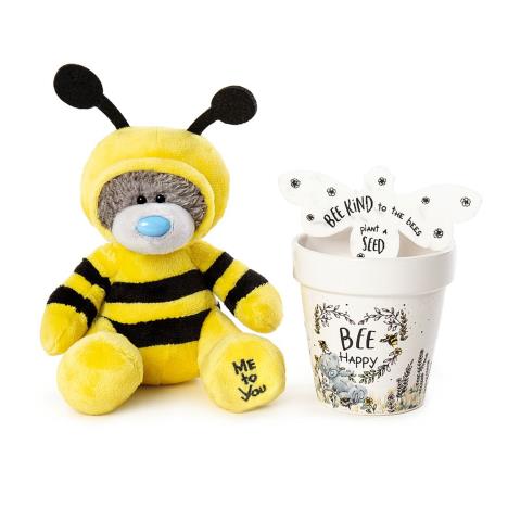 5" Dressed as Bee Plant Pot & Seeds Me to You Bears Gift Set  £14.99