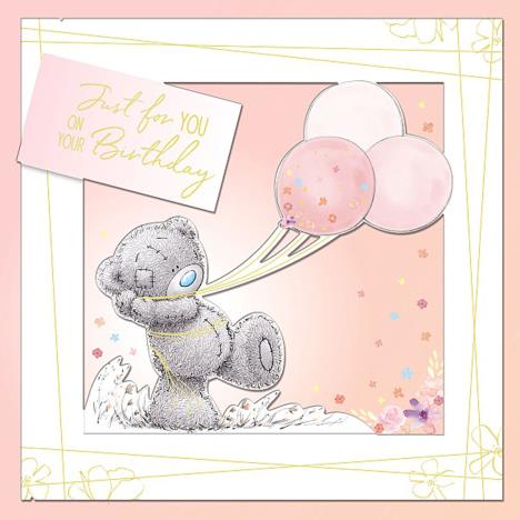 Just For You Handmade Me to You Bear Birthday Card  £3.99