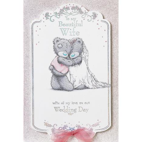 Wife Handmade Me To You Bear Wedding Day Card  £3.99