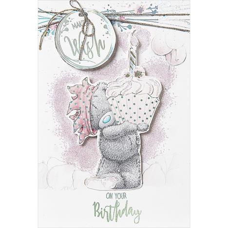 Make a Wish Handmade Me to You Bear Birthday Card  £3.99