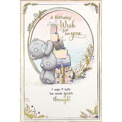 A Birthday Wish Handmade Me to You Bear Birthday Card  £3.59