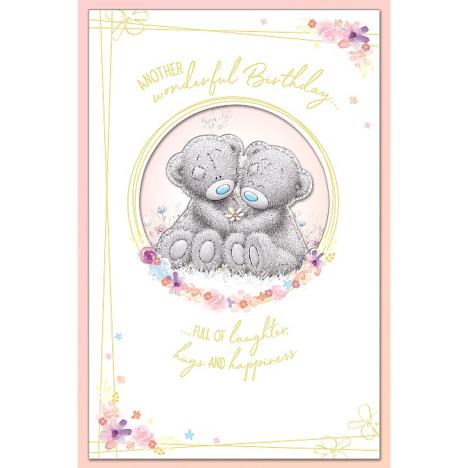 Bears Holding Daisy Handmade Me to You Bear Birthday Card  £3.59