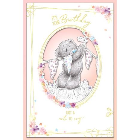 Hanging Bunting Handmade Me to You Bear Birthday Card  £3.59