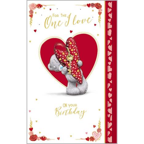 One I Love Handmade Me to You Bear Birthday Card  £4.99