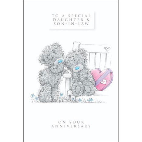 Daughter &and Son-In-Law Anniversary Me to You Bear Card  £2.49