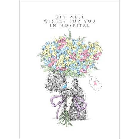 Get Well In Hospital Me to You Bear Card  £1.79