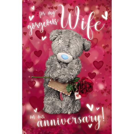 3D Holographic Wife Me to You Bear Anniversary Card  £4.25