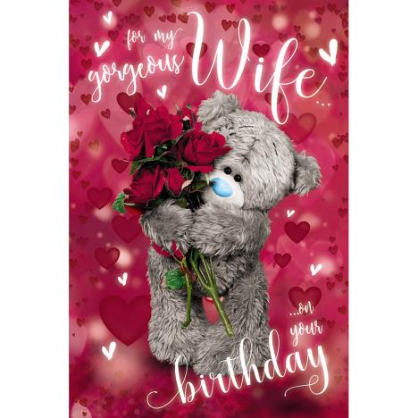 3D Holographic Wife Me to You Bear Birthday Card  £3.39