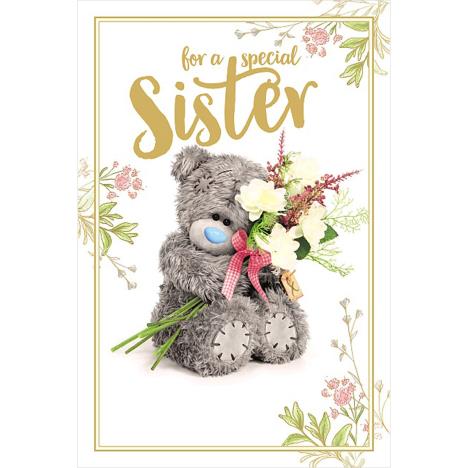 3D Holographic Sister Me to You Bear Birthday Card  £3.39