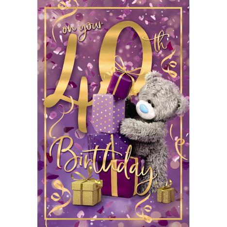 3D Holographic 40th Birthday Me to You Bear Card  £3.39