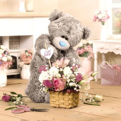 3D Holographic Basket of Flowers Me to You Bear Birthday Card  £2.69