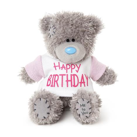 4" Happy Birthday T Shirt Me to You Bear  £5.99