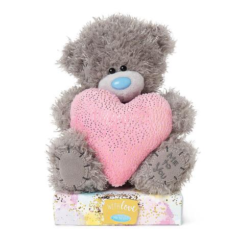 7" Holding Large Pink Padded Heart Me to You Bear  £10.99