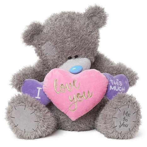 28" I Love You This Much Padded Hearts Me to You Bear  £74.99