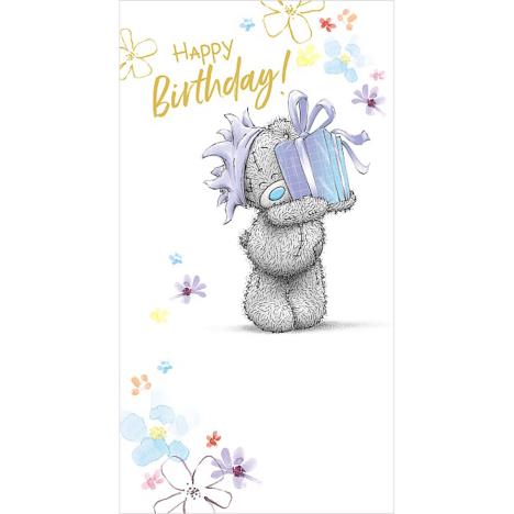 Tatty Teddy Holding Birthday Present Me to You Bear Birthday Card  £2.19