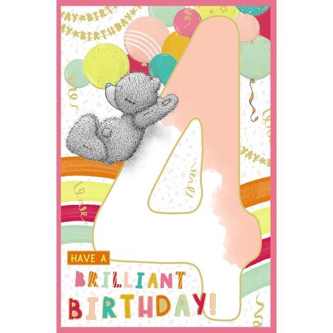 4 Today Me to You Bear 4th Birthday Card  £1.89