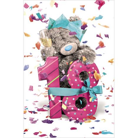 18th Birthday Photo Finish Me To You Bear Birthday Card  £2.19