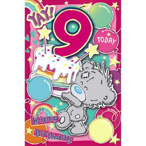 My Dinky Yay 9 Today Me To You Bear 9th Birthday Card Asedb011 Me To You Bears Online The Tatty Teddy Superstore