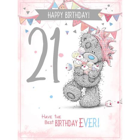 Happy Birthday 21st Large Me to You Bear Birthday Card  £3.59