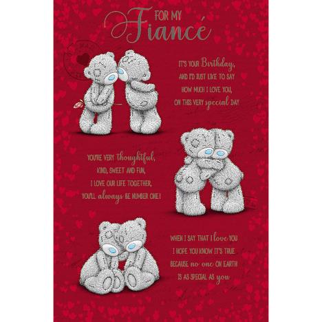For My Fiance Verse Me to You Bear Birthday Card  £3.59