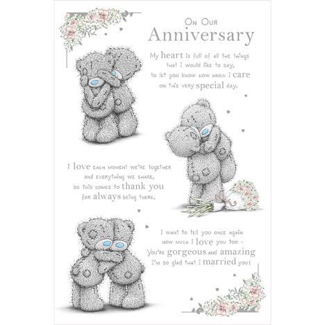 On Our Anniversary Poem Me to You Bear Anniversary Card  £2.49