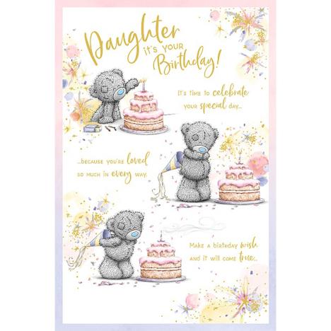Daughter Me to You Bear Birthday Card  £3.59
