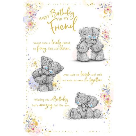 My Friend Me to You Bear Birthday Card  £3.59