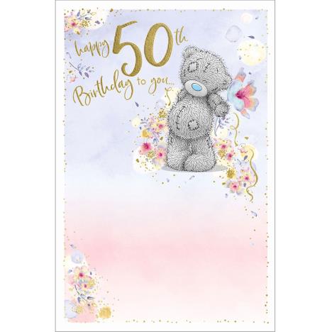 Happy 50th Birthday Me to You Bear Birthday Card  £2.49