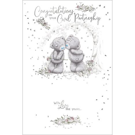 Civil Partnership Congratulations Me to You Bear Card  £2.49