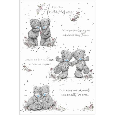 On Our Anniversary Verse Me to You Bear Card  £3.59