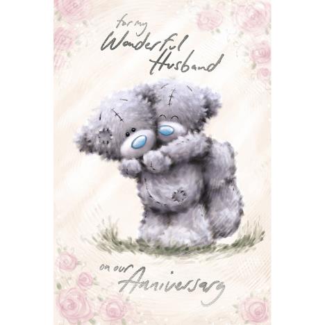 Husband Anniversary Softly Drawn Me to You Bear Card  £2.49