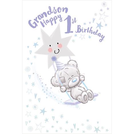 Grandson 1st Birthday Tiny Tatty Teddy Me to You Bear Birthday Card  £2.49