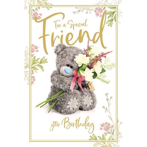 Friend Photo Finish Me to You Bear Birthday Card  £2.49