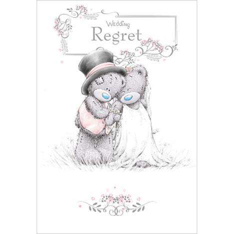 Wedding Regret Me To You Bear Wedding Day Card  £1.49