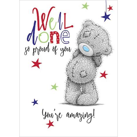 Well Done Me To You Bear Card  £1.69