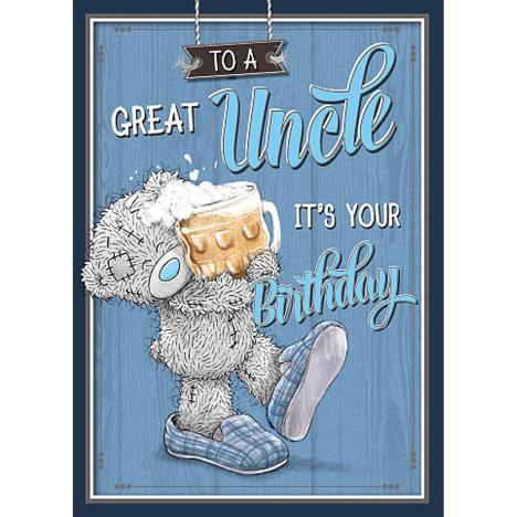 To A Great Uncle Me to You Bear Birthday Card  £1.79
