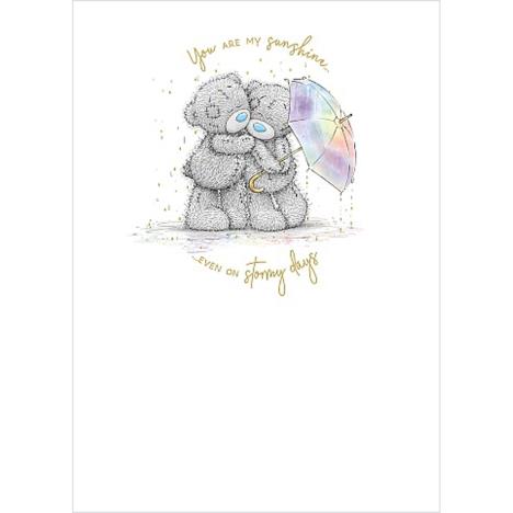 Bears and Rainbow Umbrella Me to You Bear Card  £1.79