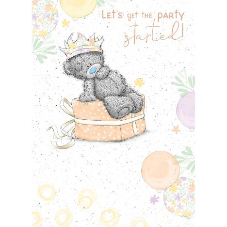 Bear Sat On Gift Me to You Bear Birthday Card  £1.79