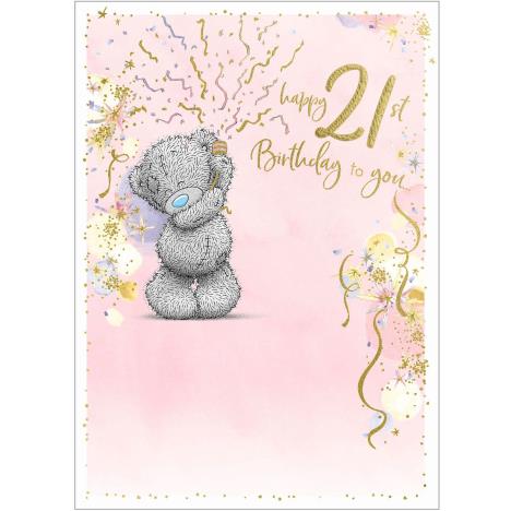 21st Birthday With Streamers Me to You Bear Birthday Card  £1.79