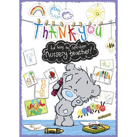 Thank You Nursery Teacher Me To You Bear Card  £1.69
