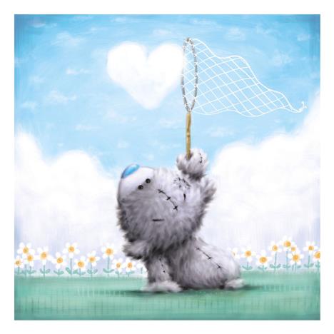 Heart Cloud Softly Drawn Me to You Bear Card  £2.09