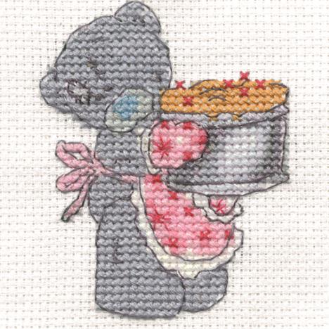 Time to Bake Me to You Bear Mini Cross Stitch Kit  £2.99