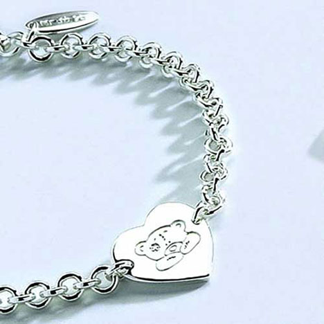 Bear sales charm bracelet